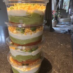 Dip aux nachos en couches